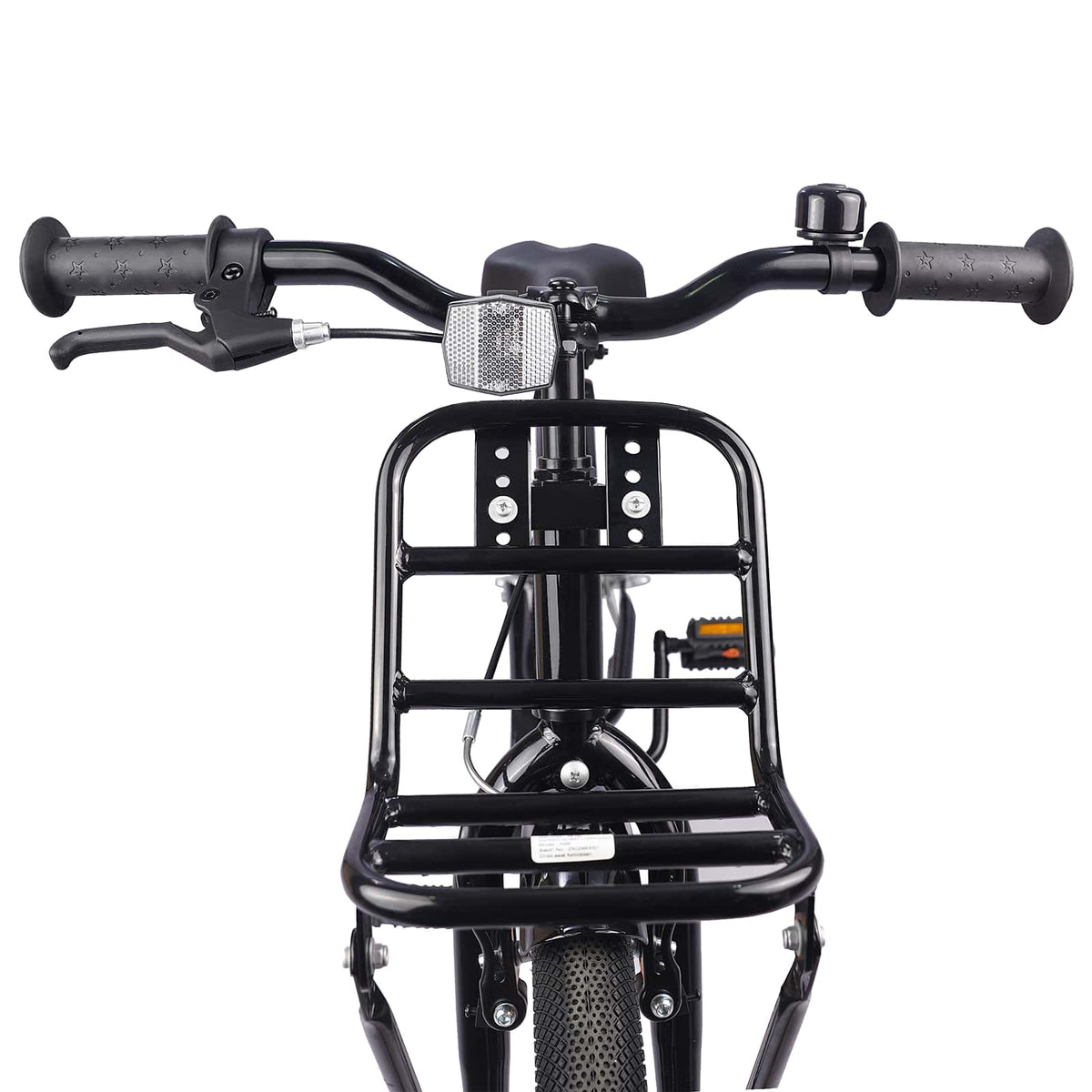 Bicicleta Infantil 20 Polegadas para 6-11 Anos Laranja e Preto — foto 5