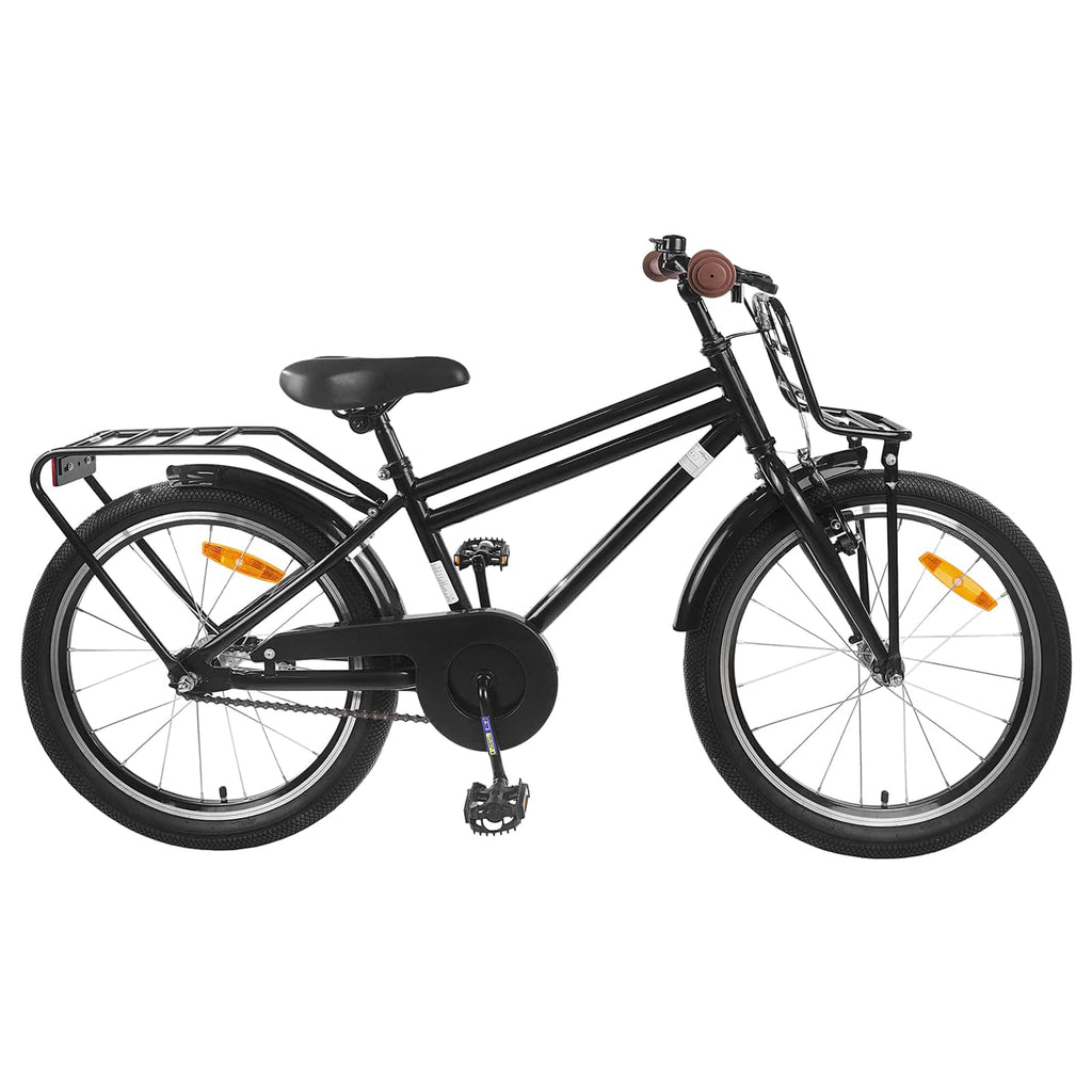 Bicicleta Infantil 20 Polegadas para 6-11 Anos Preto — foto 1
