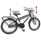 Bicicleta Infantil 20 Polegadas para 6-11 Anos Preto — foto 7