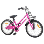 Bicicleta Infantil 20 Polegadas para 6-11 Anos Preto Rosa — foto 2