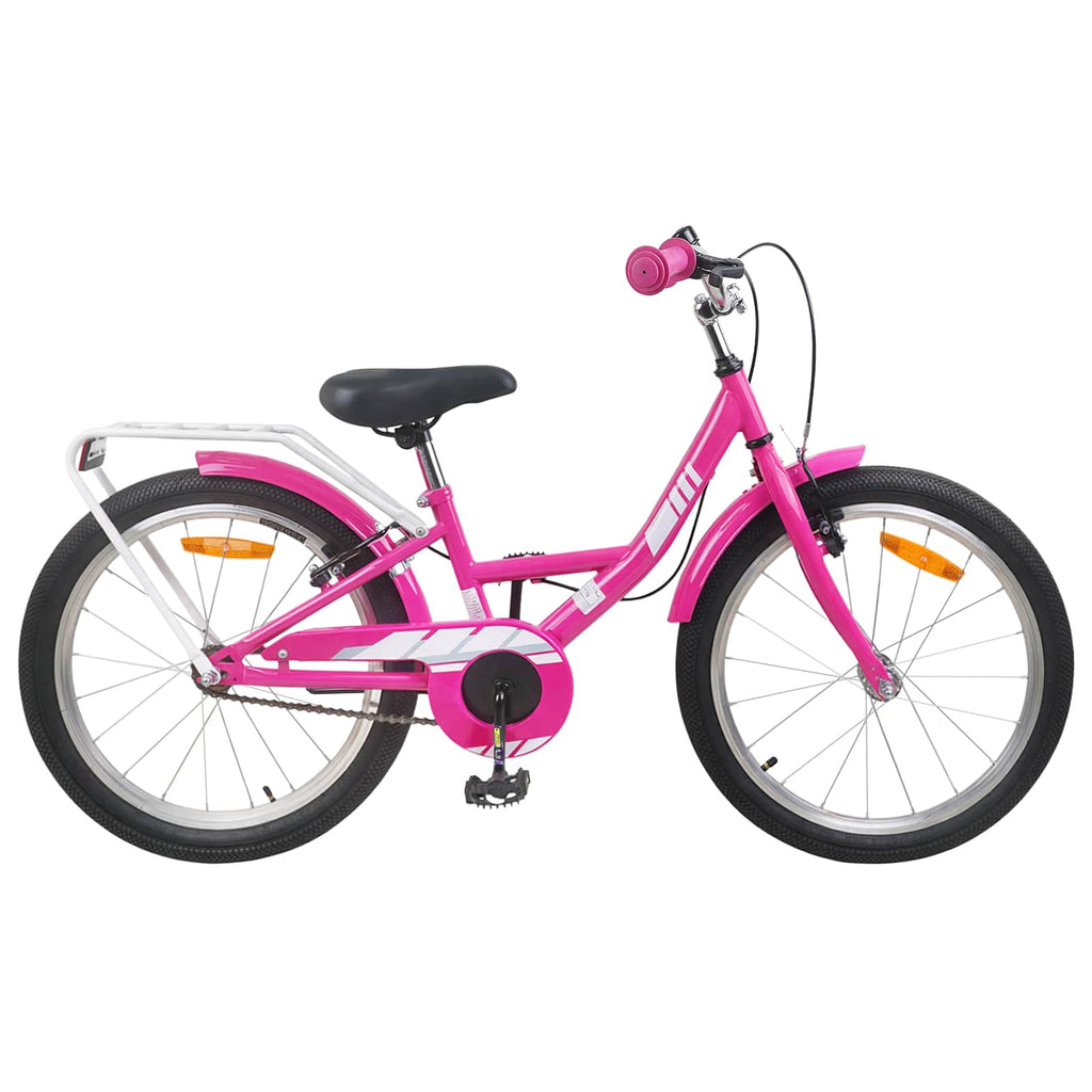 Bicicleta Infantil 20 Polegadas para 6-11 Anos Rosa — foto 1
