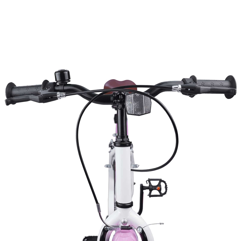 Bicicleta Infantil 20 Polegadas para 6-11 Anos Rosa Claro — foto 5