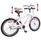 Bicicleta Infantil 20 Polegadas para 6-11 Anos Rosa Claro — foto 7