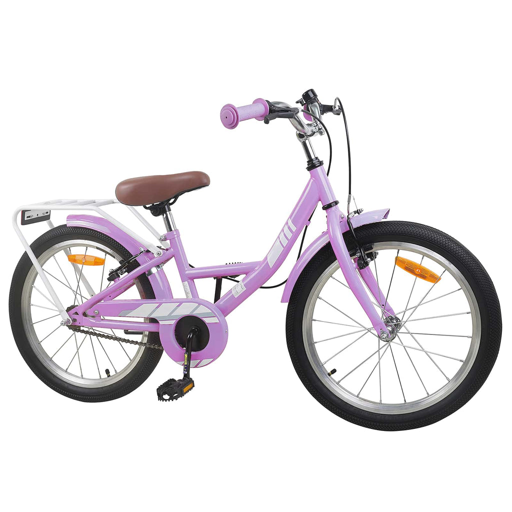Bicicleta Infantil 20 Polegadas para 6-11 Anos Roxo — foto 2