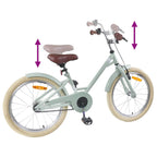 Bicicleta Infantil 20 Polegadas para 6-11 Anos Verde Claro — foto 7