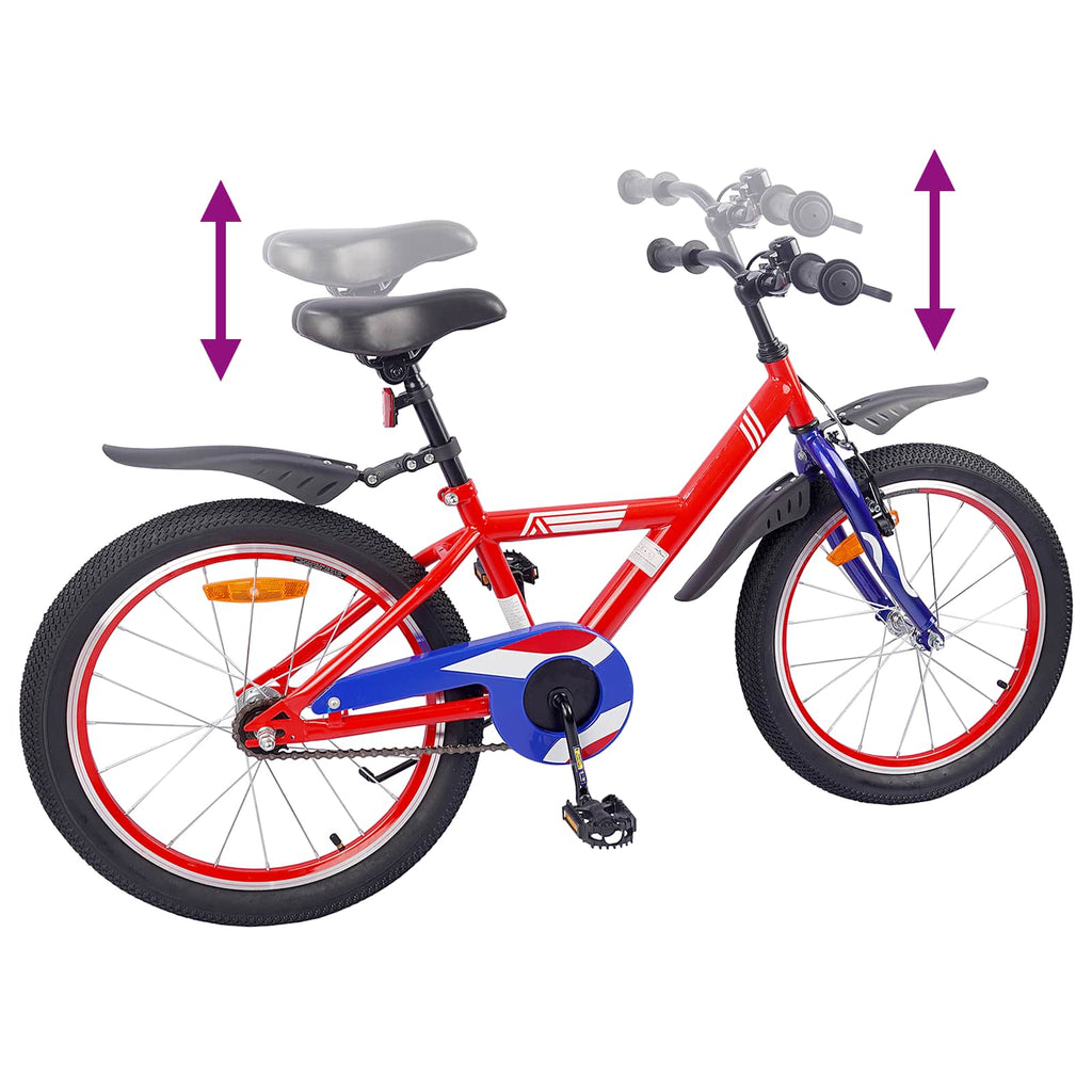 Bicicleta Infantil 20 Polegadas para 6-11 Anos Vermelho — foto 7