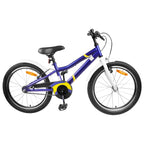 Bicicleta infantil 22 Polegadas para 7-12 anos Azul e Branco — foto 1