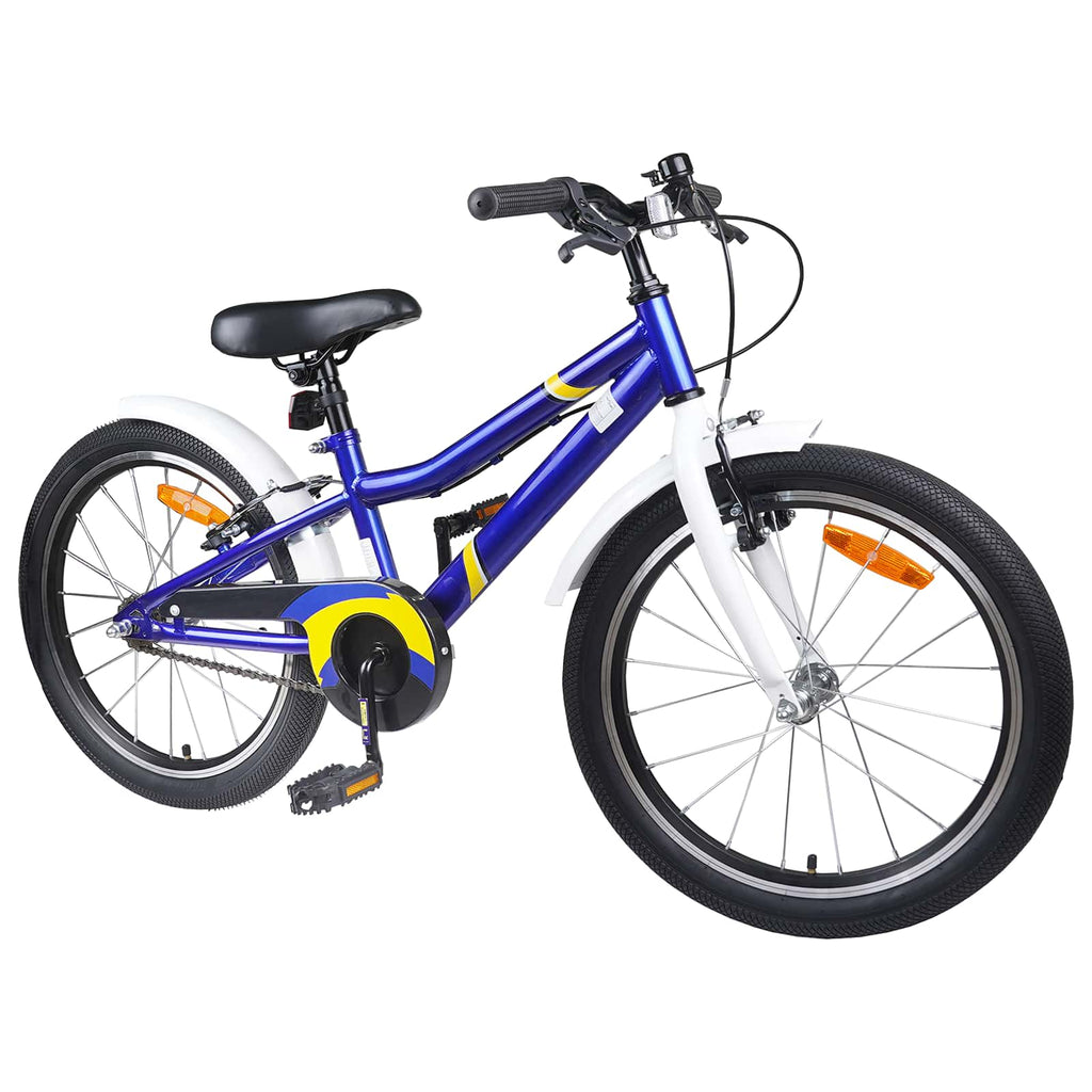 Bicicleta infantil 22 Polegadas para 7-12 anos Azul e Branco — foto 2