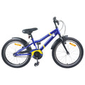 Bicicleta infantil 22 Polegadas para 7-12 anos Azul e Preto — foto 1