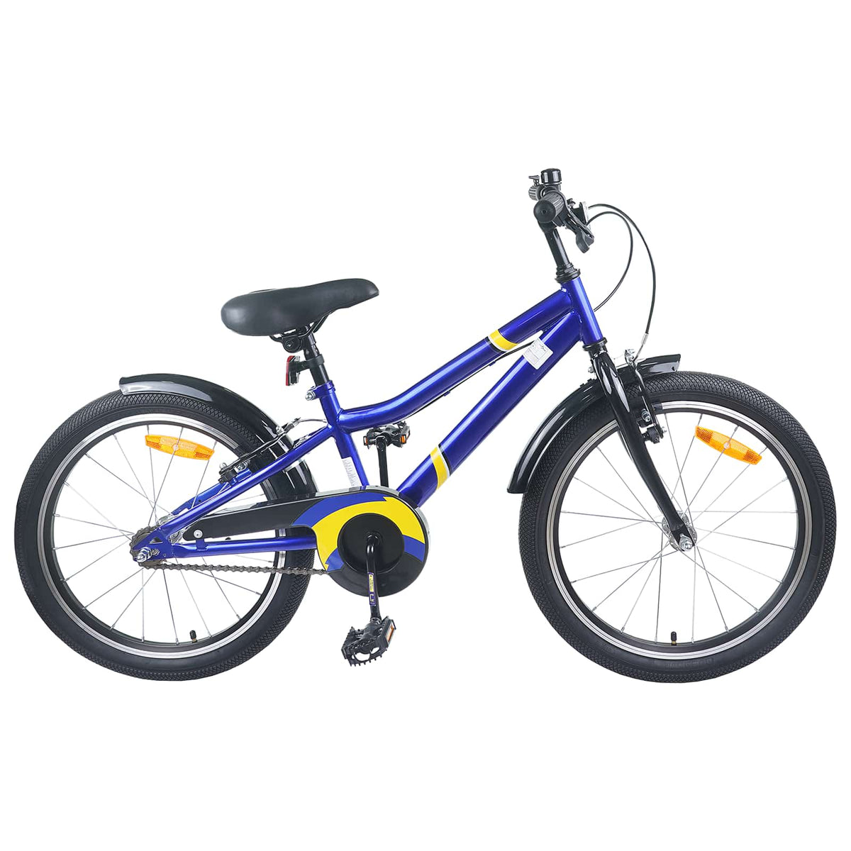 Bicicleta infantil 22 Polegadas para 7-12 anos Azul e Preto — foto 1