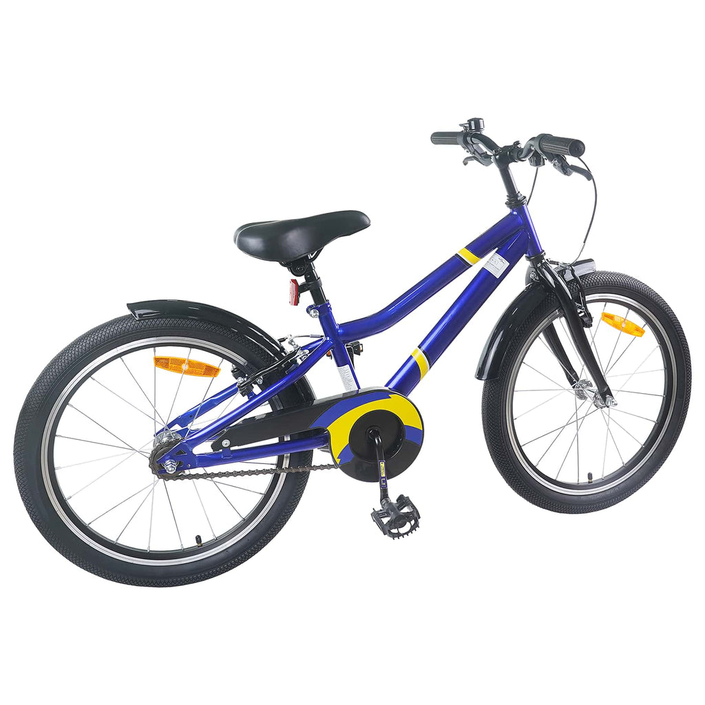 Bicicleta infantil 22 Polegadas para 7-12 anos Azul e Preto — foto 3