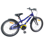 Bicicleta infantil 22 Polegadas para 7-12 anos Azul e Preto — foto 3