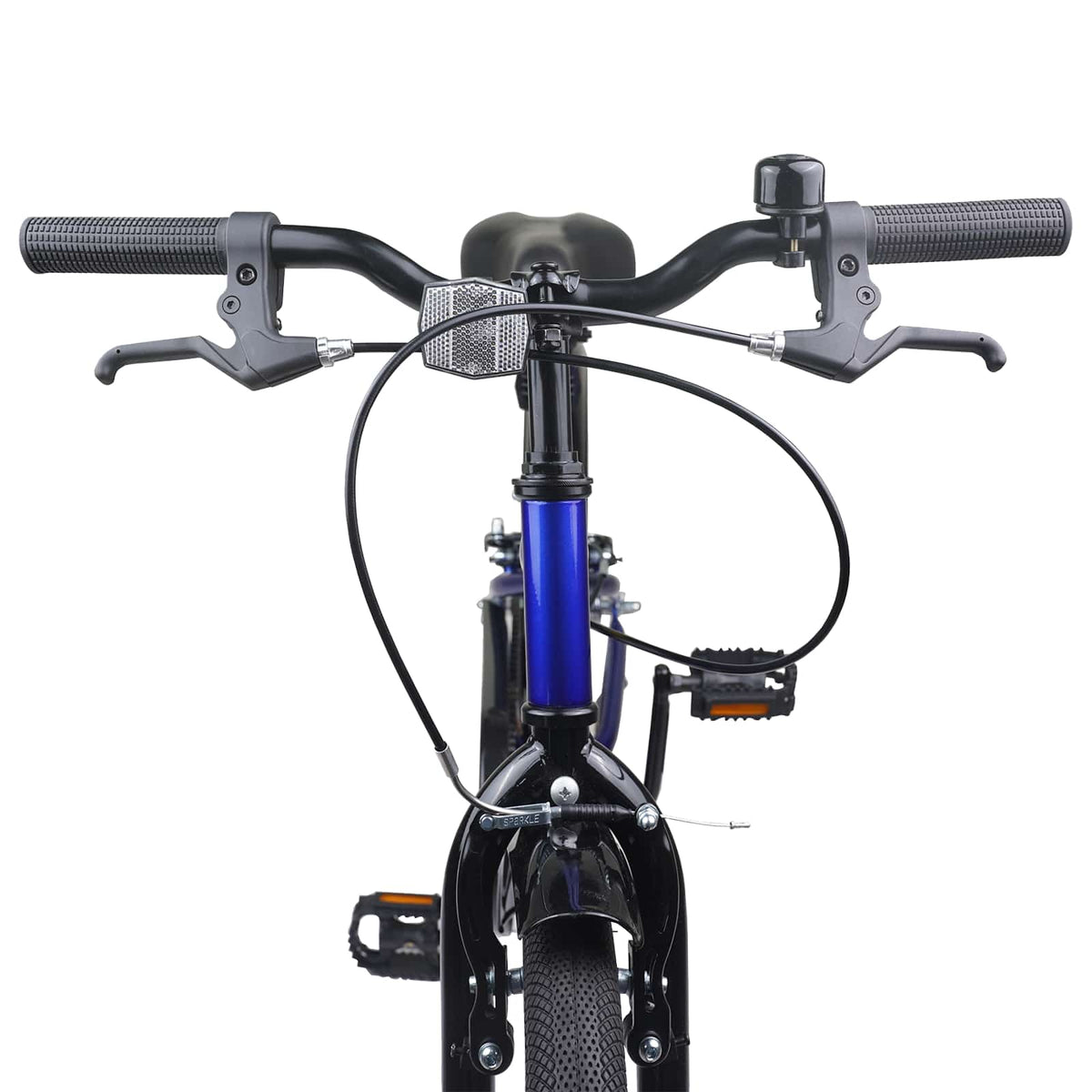 Bicicleta infantil 22 Polegadas para 7-12 anos Azul e Preto — foto 5