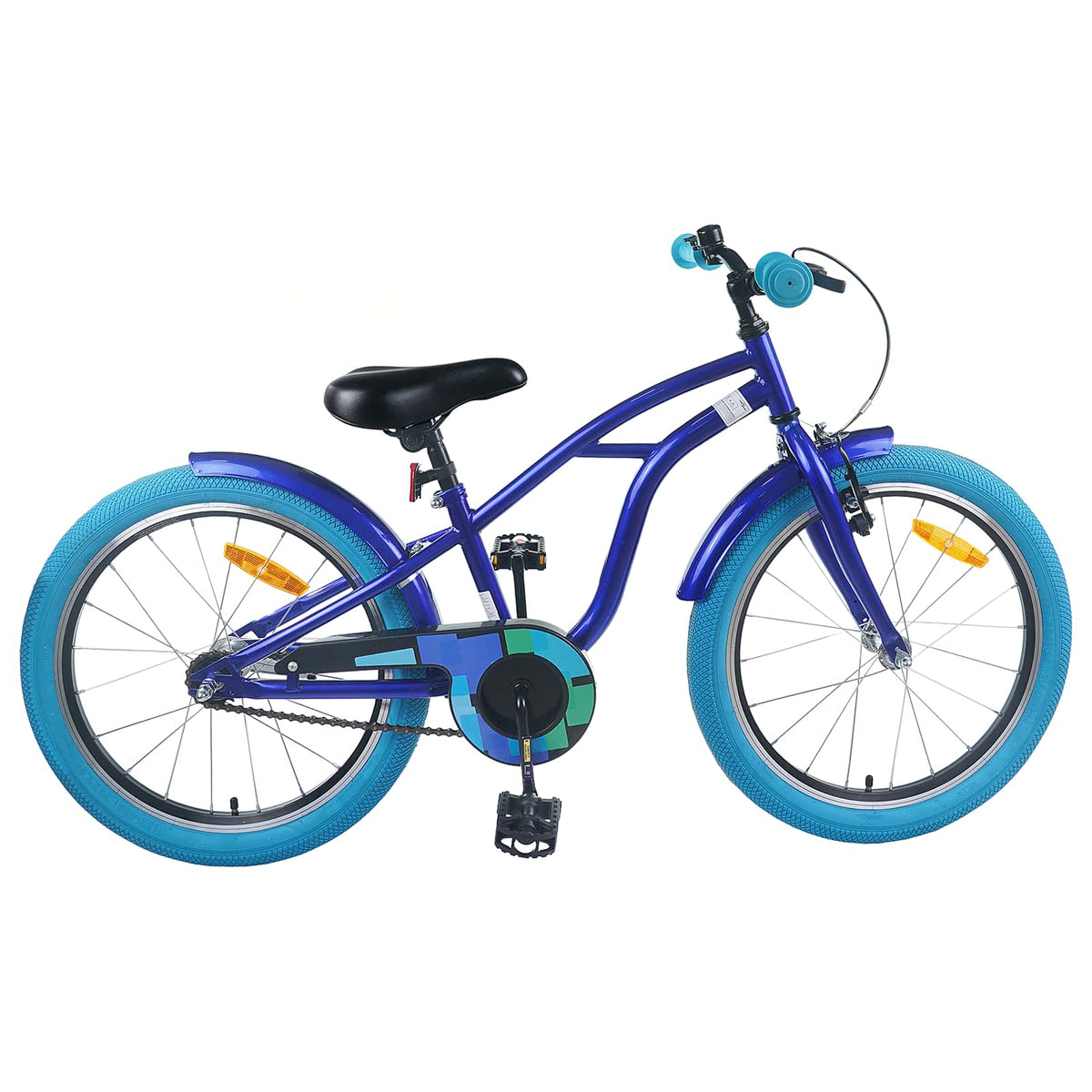 Bicicleta Infantil 22 Polegadas para 7-12 anos Azul Escuro — foto 3