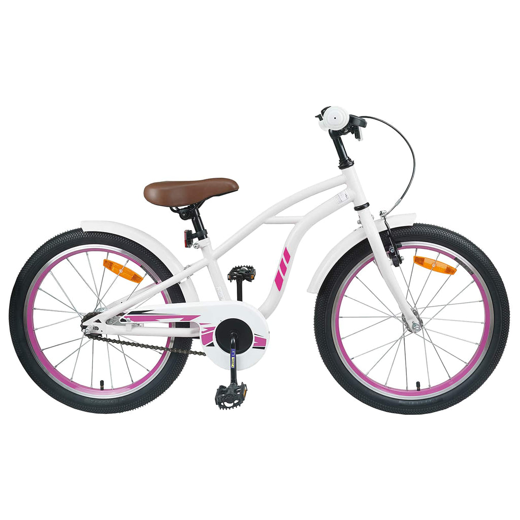 Bicicleta Infantil 22 Polegadas para 7-12 anos Branco — foto 1