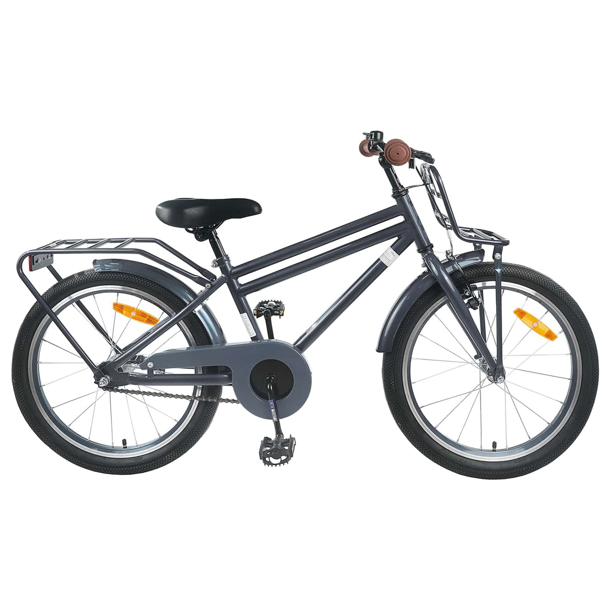 Bicicleta Infantil 22 Polegadas para 7-12 anos Cinzento-Escuro — foto 1