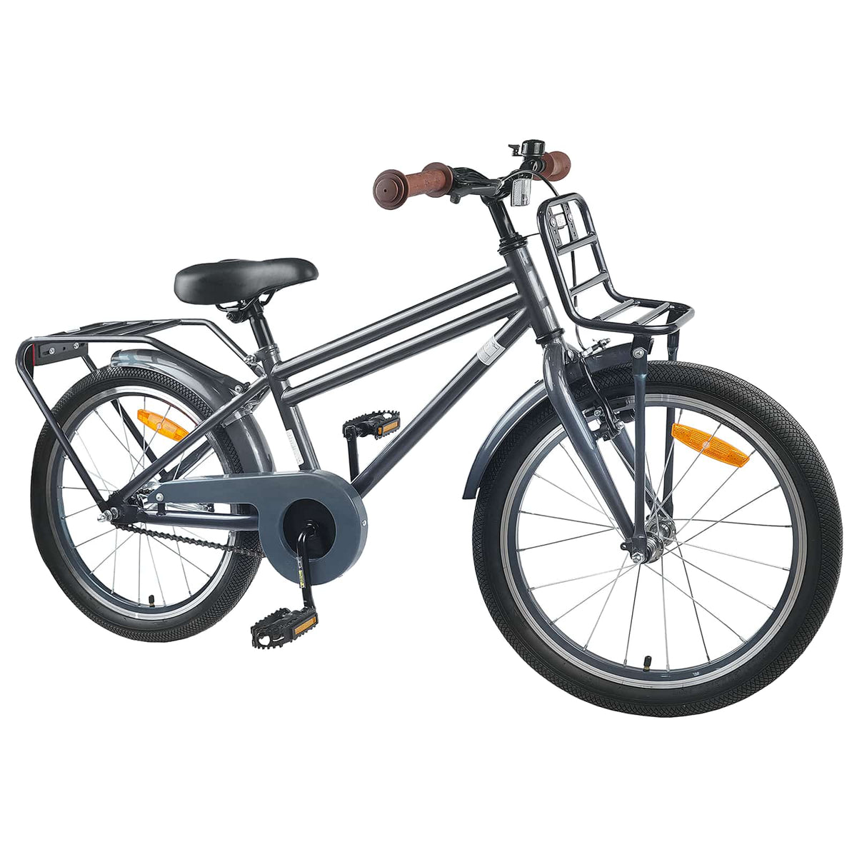 Bicicleta Infantil 22 Polegadas para 7-12 anos Cinzento-Escuro — foto 2