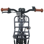 Bicicleta Infantil 22 Polegadas para 7-12 anos Cinzento-Escuro — foto 5