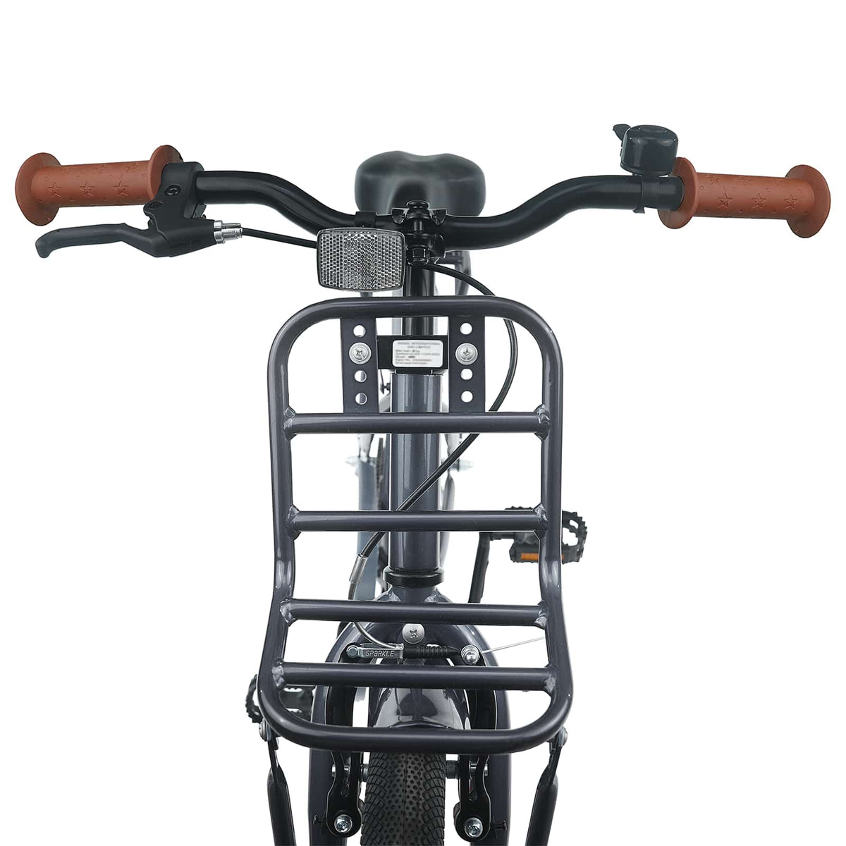 Bicicleta Infantil 22 Polegadas para 7-12 anos Cinzento-Escuro — foto 5