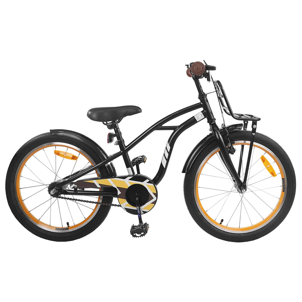 Bicicleta Infantil 22 Polegadas para 7-12 anos Preto — foto 1