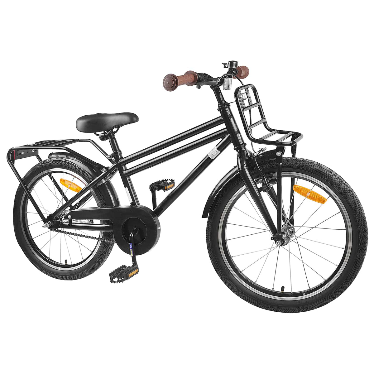 Bicicleta Infantil 22 Polegadas para 7-12 anos Preto — foto 2