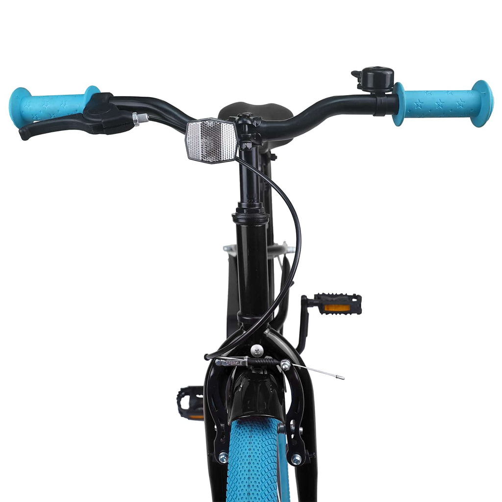 Bicicleta Infantil 22 Polegadas para 7-12 anos Preto — foto 5