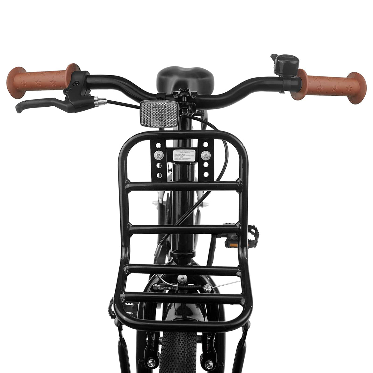 Bicicleta Infantil 22 Polegadas para 7-12 anos Preto — foto 5