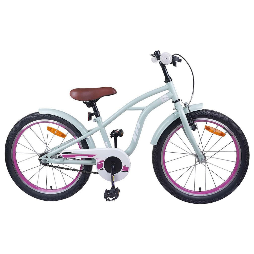 Bicicleta Infantil 22 Polegadas para 7-12 anos Verde Claro — foto 1