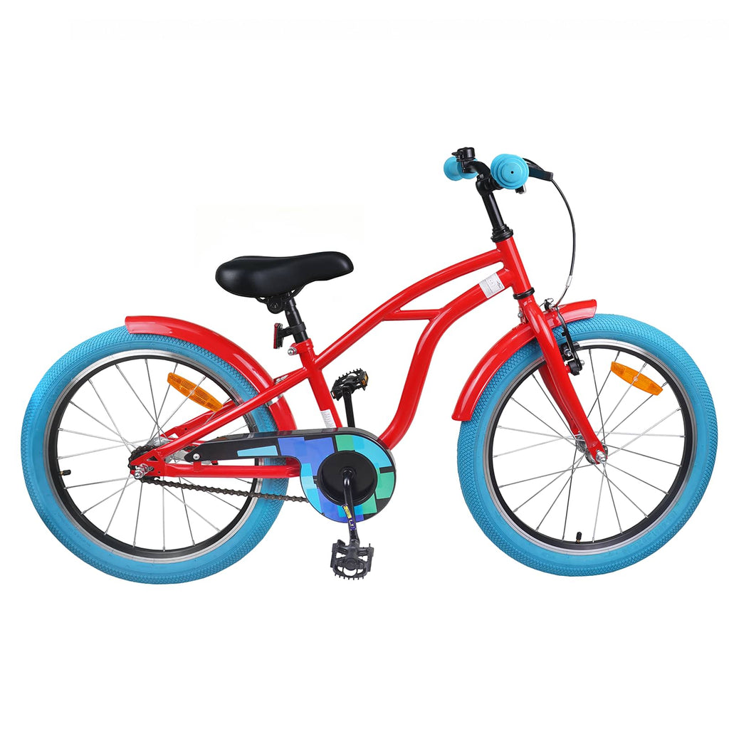 Bicicleta Infantil 22 Polegadas para 7-12 anos Vermelho — foto 1