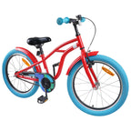 Bicicleta Infantil 22 Polegadas para 7-12 anos Vermelho — foto 2