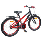 Bicicleta Infantil 22 Polegadas para 7-12 anos Vermelho e Preto — foto 3