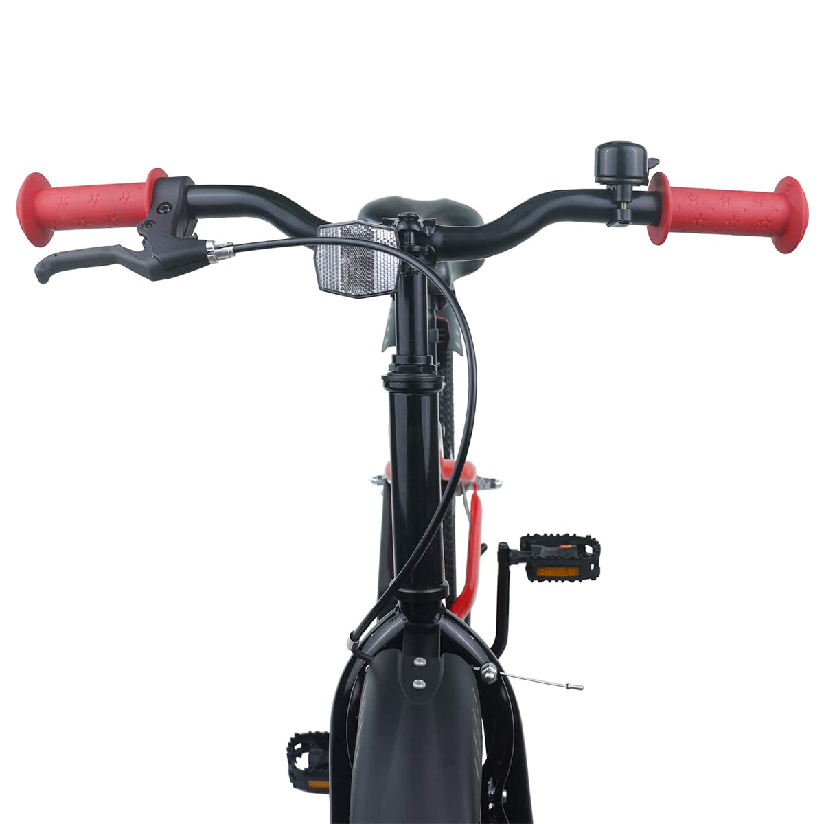 Bicicleta Infantil 22 Polegadas para 7-12 anos Vermelho e Preto — foto 5