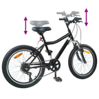 Bicicleta Infantil 24 Polegadas 6-Velocidade para 8-12 anos — foto 7