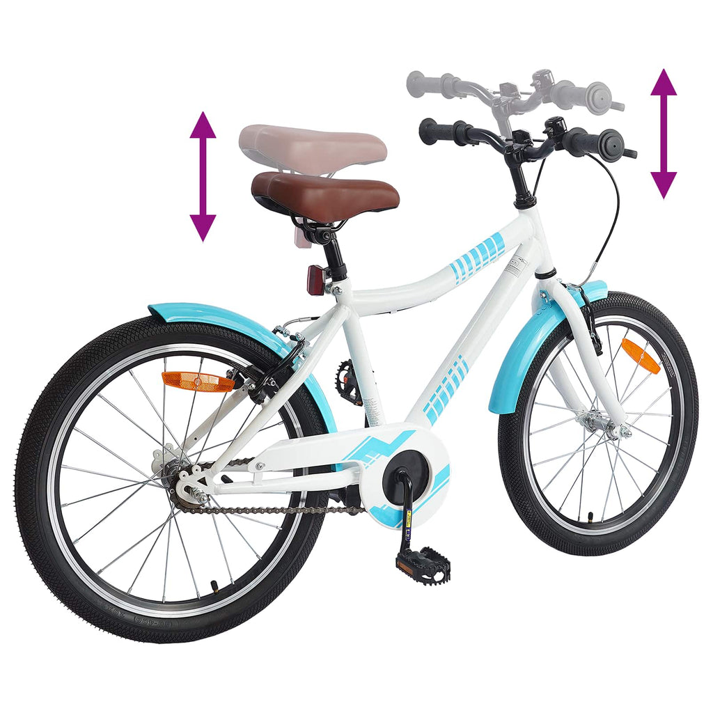 Bicicleta Infantil 24 Polegadas para 8-12 anos Azul Claro — foto 7