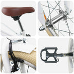 Bicicleta Infantil 24 Polegadas para 8-12 anos Branco — foto 4