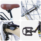 Bicicleta Infantil 24 Polegadas para 8-12 anos Branco — foto 4