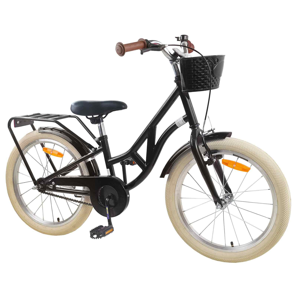 Bicicleta Infantil 24 Polegadas para 8-12 anos Preto — foto 2