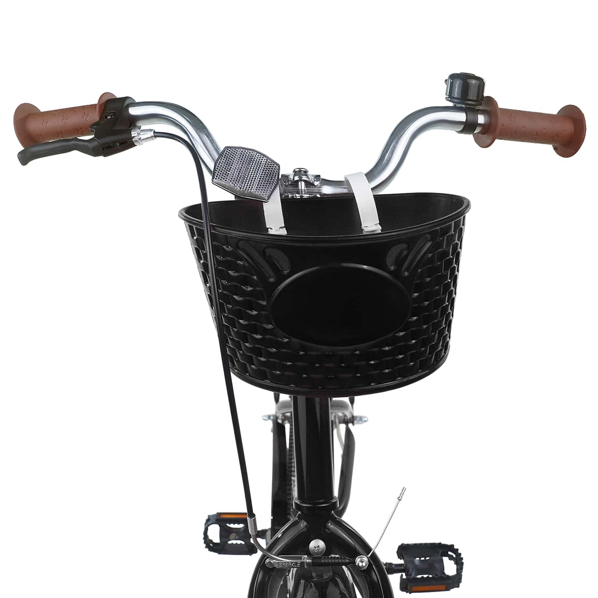 Bicicleta Infantil 24 Polegadas para 8-12 anos Preto — foto 5