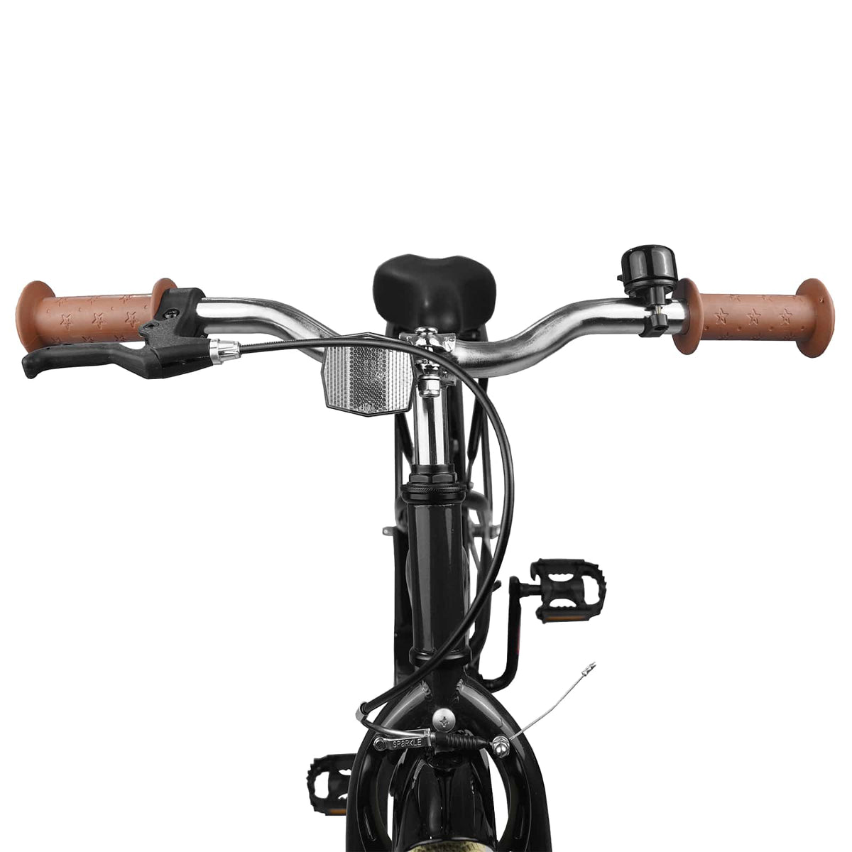 Bicicleta Infantil 24 Polegadas para 8-12 anos Preto — foto 5