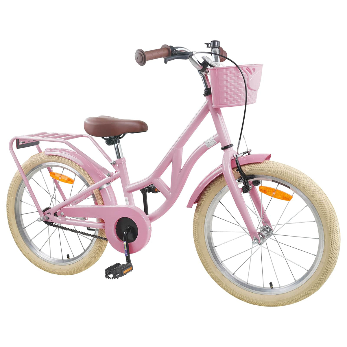 Bicicleta Infantil 24 Polegadas para 8-12 anos Rosa Claro — foto 2