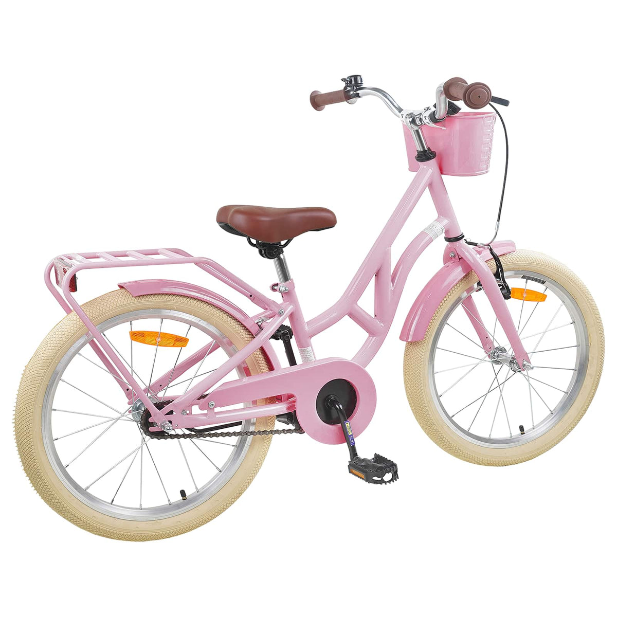 Bicicleta Infantil 24 Polegadas para 8-12 anos Rosa Claro — foto 3