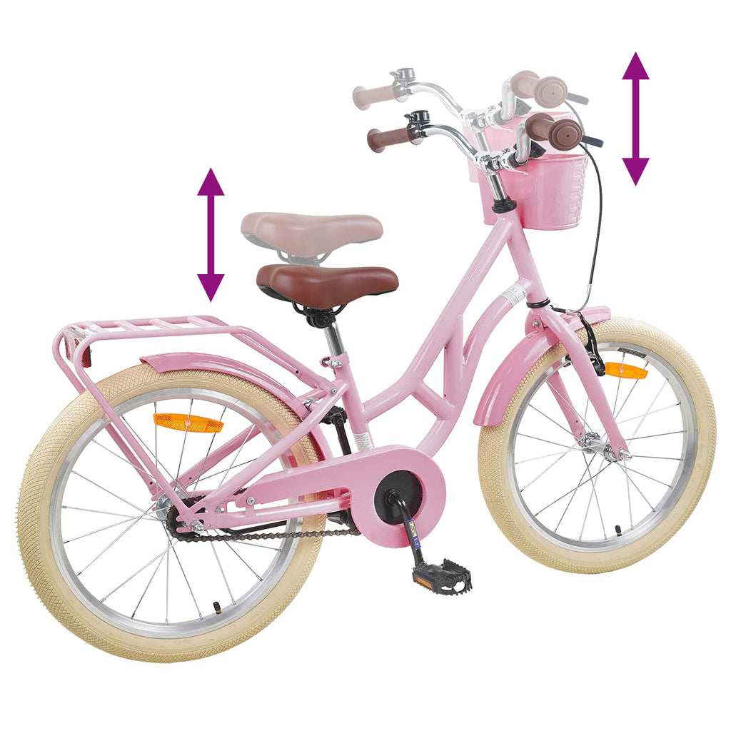 Bicicleta Infantil 24 Polegadas para 8-12 anos Rosa Claro — foto 7