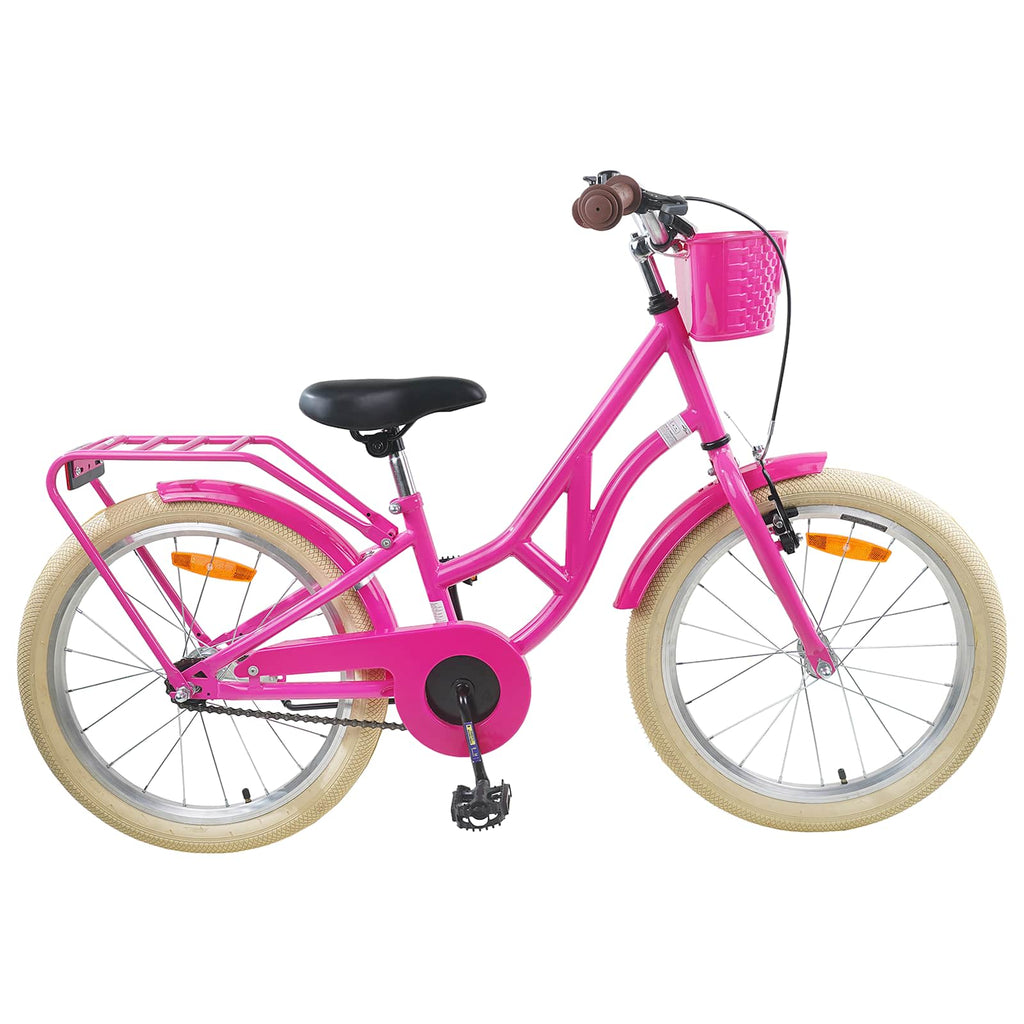 Bicicleta Infantil 24 Polegadas para 8-12 anos Rosa Escuro — foto 1