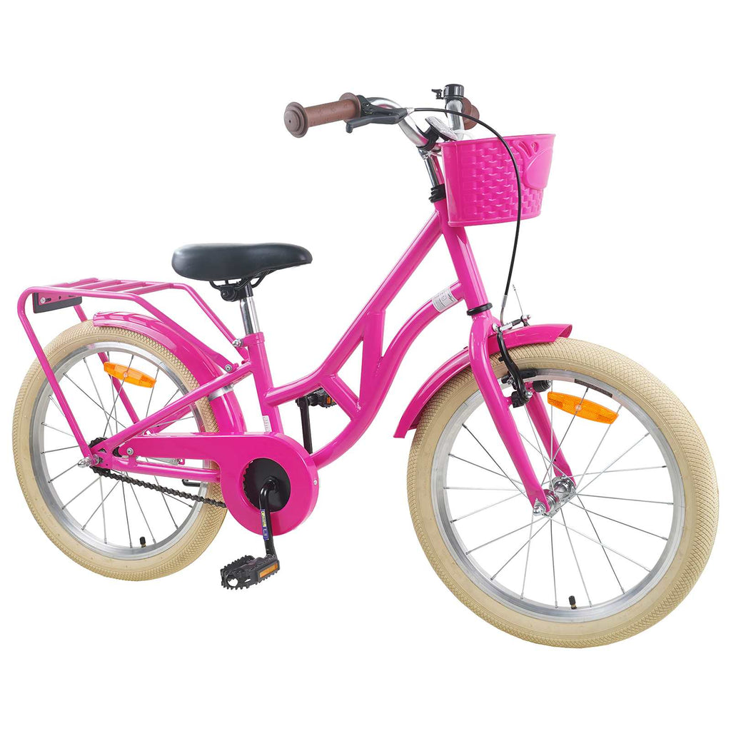 Bicicleta Infantil 24 Polegadas para 8-12 anos Rosa Escuro — foto 2