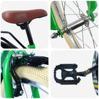 Bicicleta Infantil 24 Polegadas para 8-12 anos Verde — foto 4