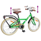 Bicicleta Infantil 24 Polegadas para 8-12 anos Verde — foto 7
