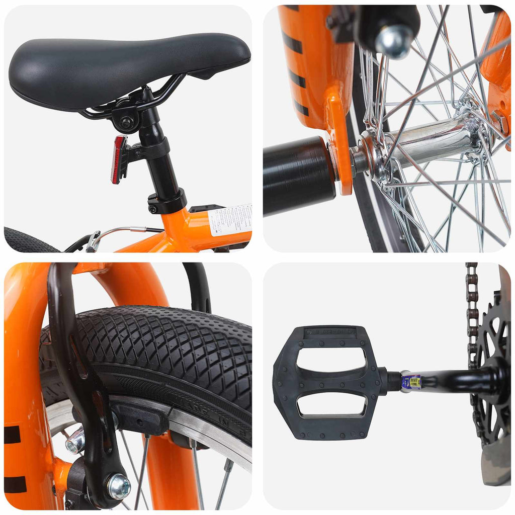 BMX 16 Polegadas para 5-8 anos Laranja — foto 4