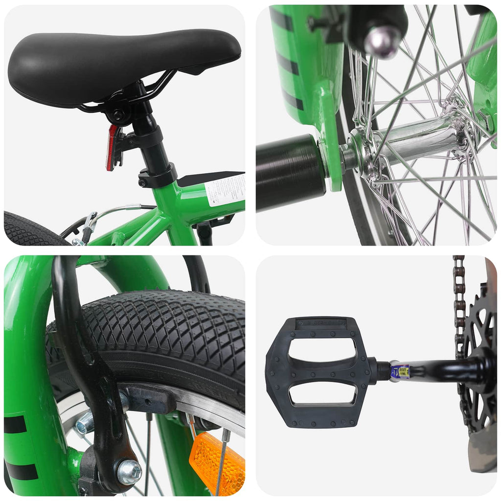BMX 16 Polegadas para 5-8 anos Verde — foto 4