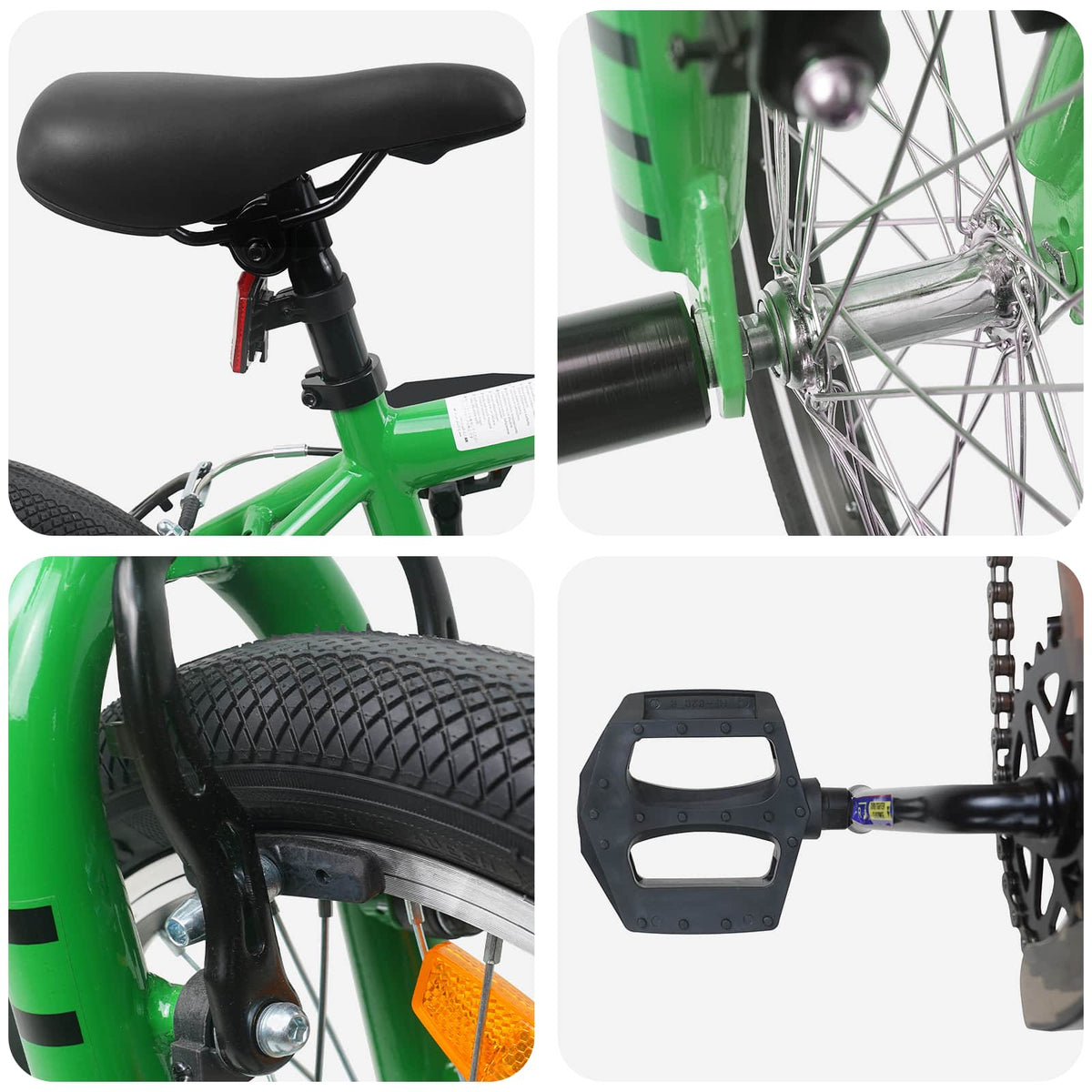 BMX 16 Polegadas para 5-8 anos Verde — foto 4