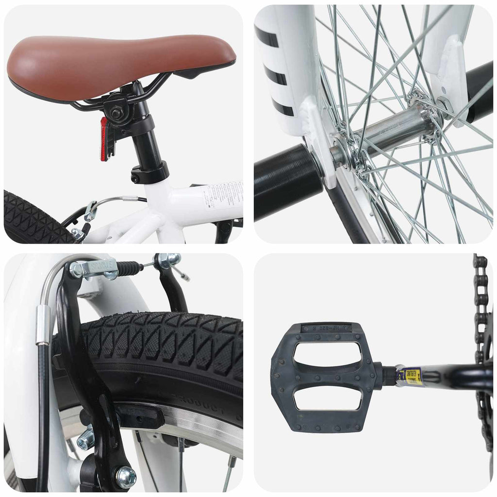 BMX 20 Polegadas para maiores de 9 anos Branco — foto 4